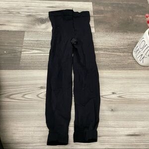 Express Cropped Semi Sheer Tummy Control Legging Tights